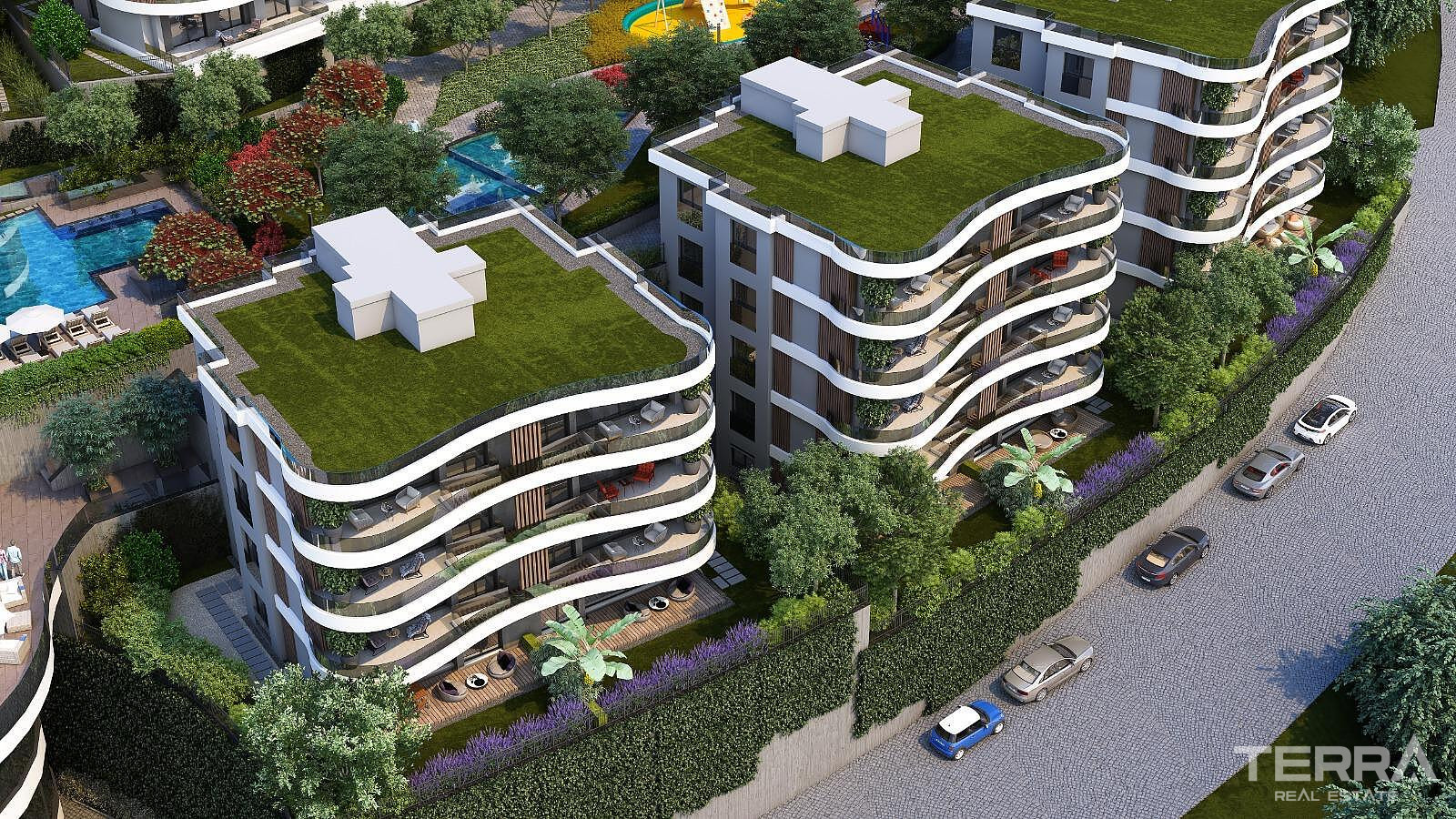 Sea View Apartments for Sale in Kuşadası, Aydın - 110297