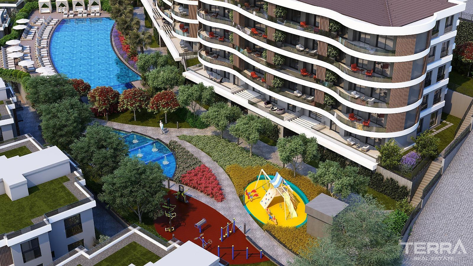 Sea View Apartments for Sale in Kuşadası, Aydın - 110303