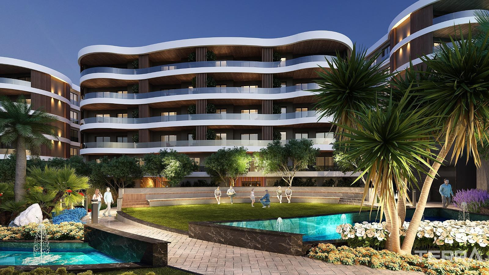 Sea View Apartments for Sale in Kuşadası, Aydın - 110309