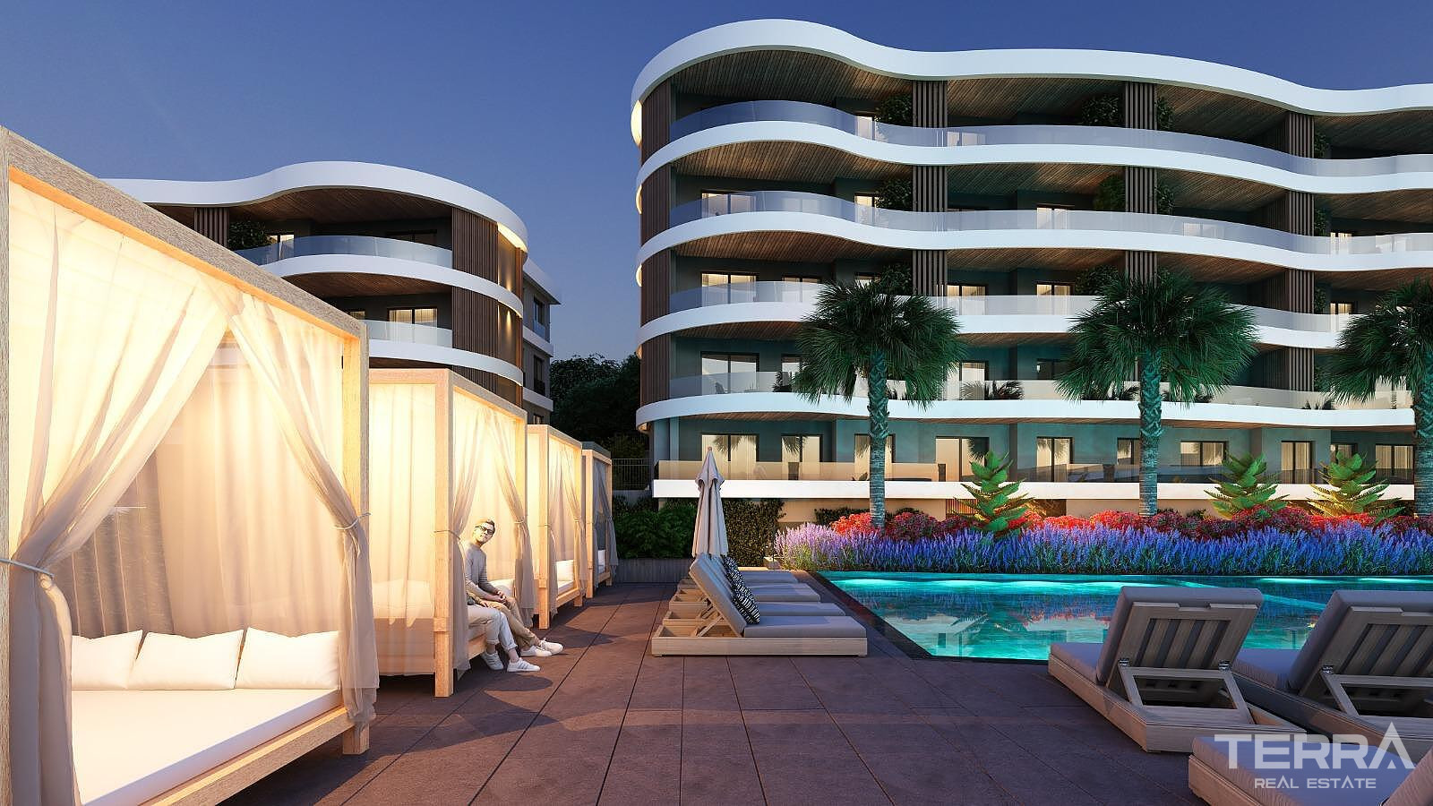 Sea View Apartments for Sale in Kuşadası, Aydın - 110311