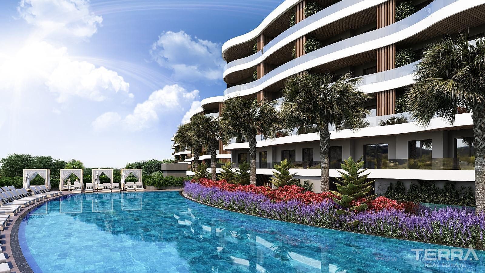 Sea View Apartments for Sale in Kuşadası, Aydın - 110315