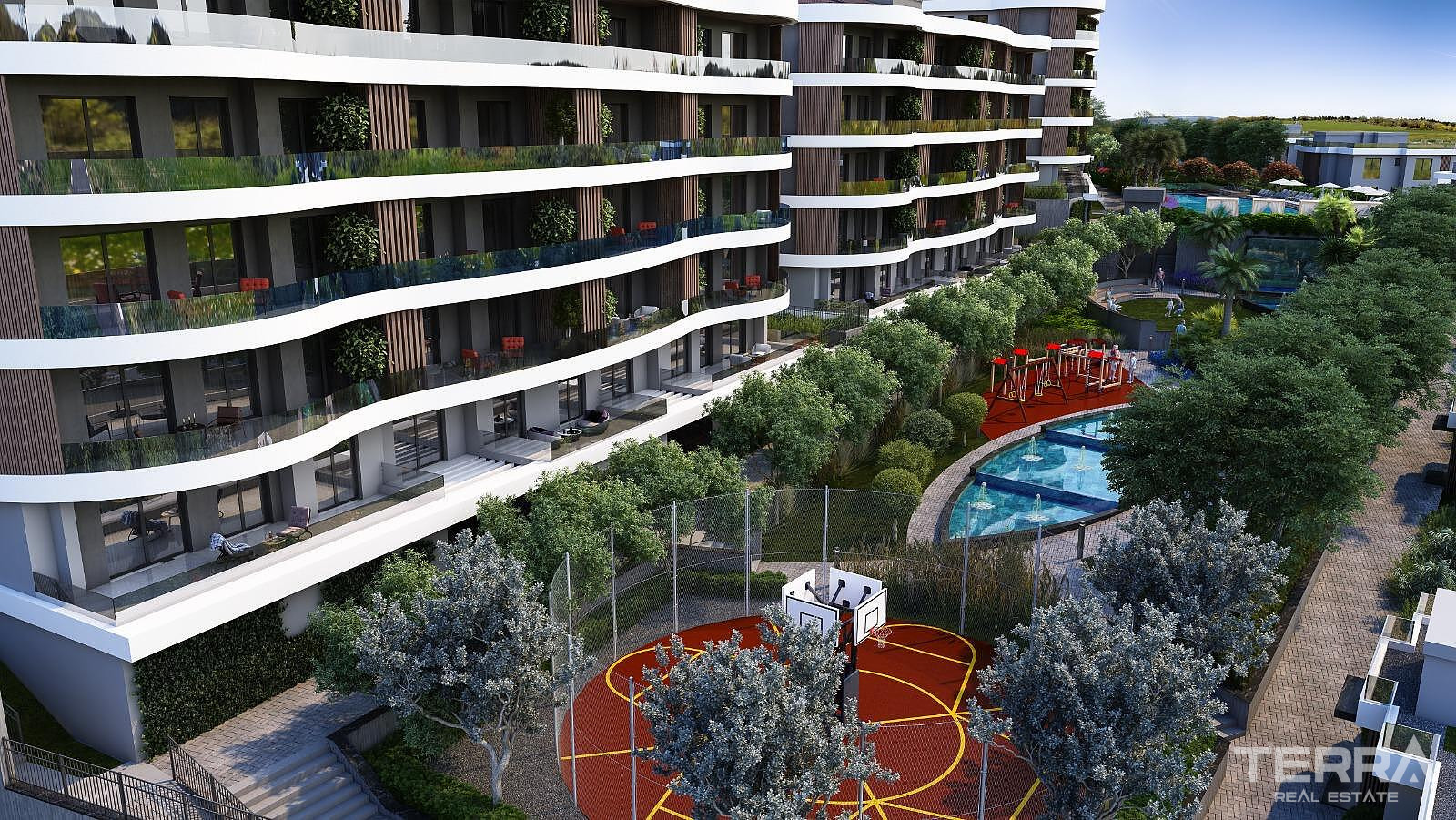 Sea View Apartments for Sale in Kuşadası, Aydın - 110317