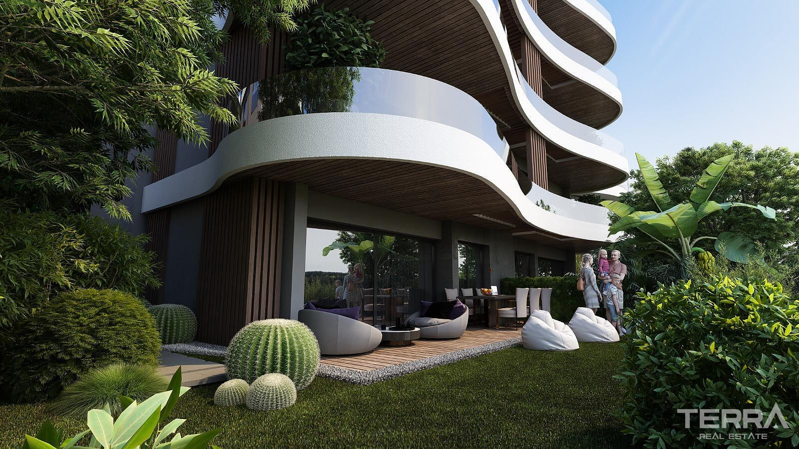Sea View Apartments for Sale in Kuşadası, Aydın - 110322