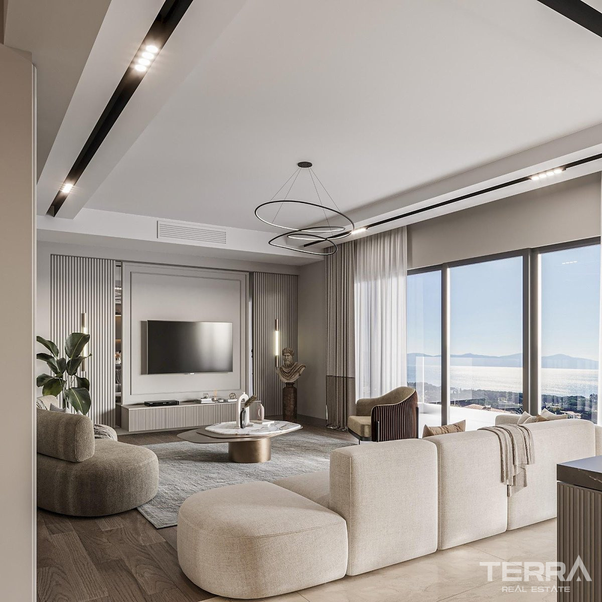 Sea View Apartments for Sale in Kuşadası, Aydın - 110332