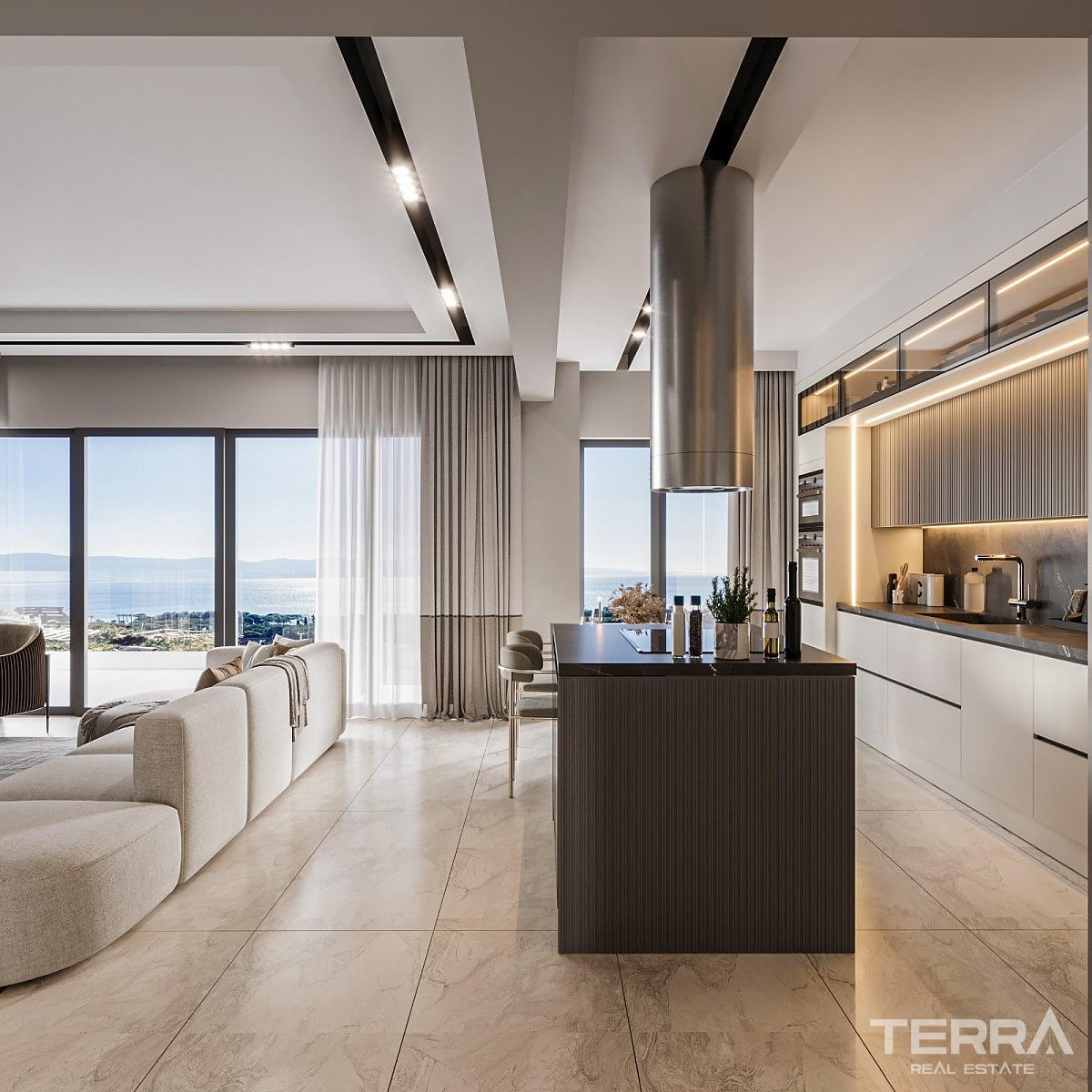 Sea View Apartments for Sale in Kuşadası, Aydın - 110338