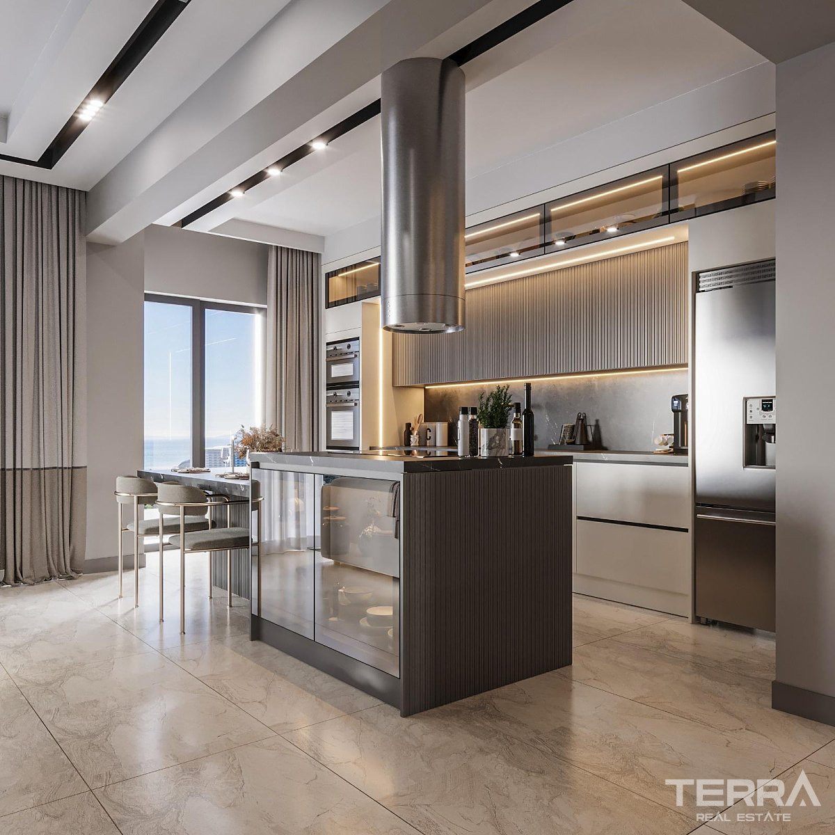 Sea View Apartments for Sale in Kuşadası, Aydın - 110339