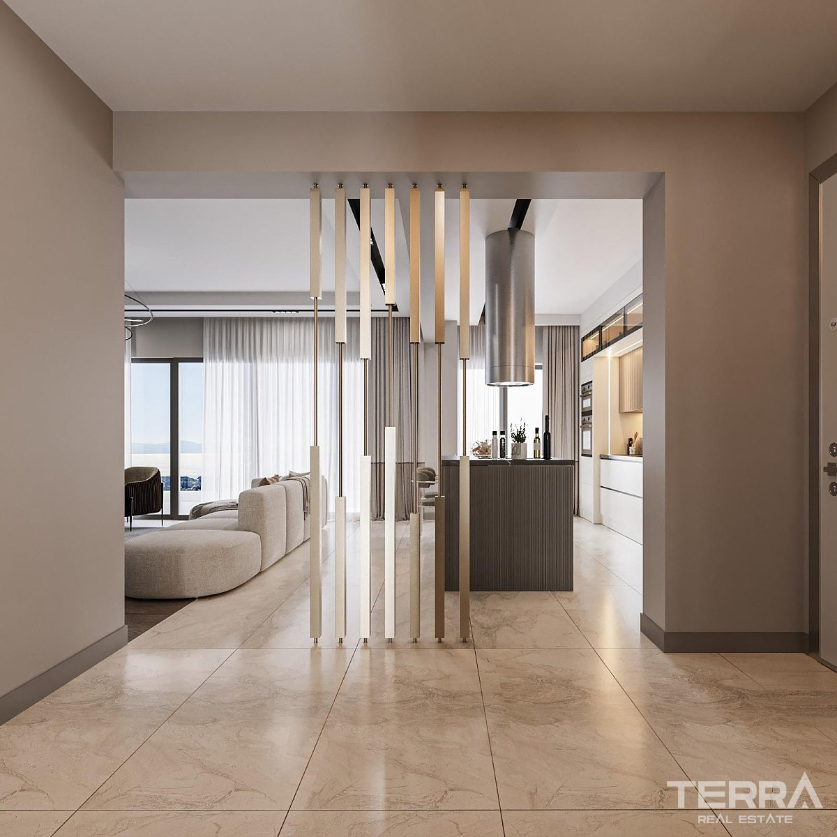 Sea View Apartments for Sale in Kuşadası, Aydın - 110340