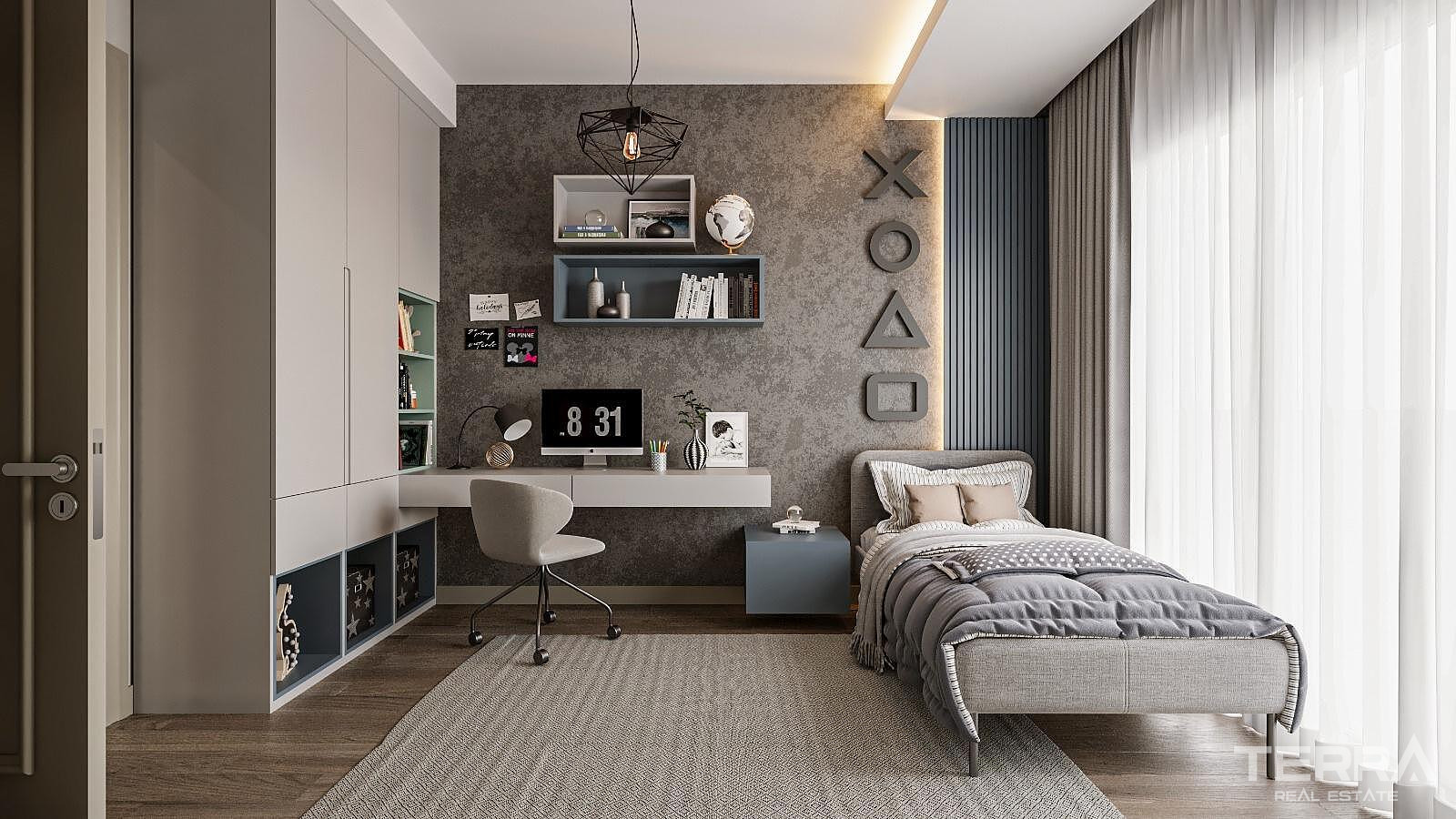 Sea View Apartments for Sale in Kuşadası, Aydın - 110344