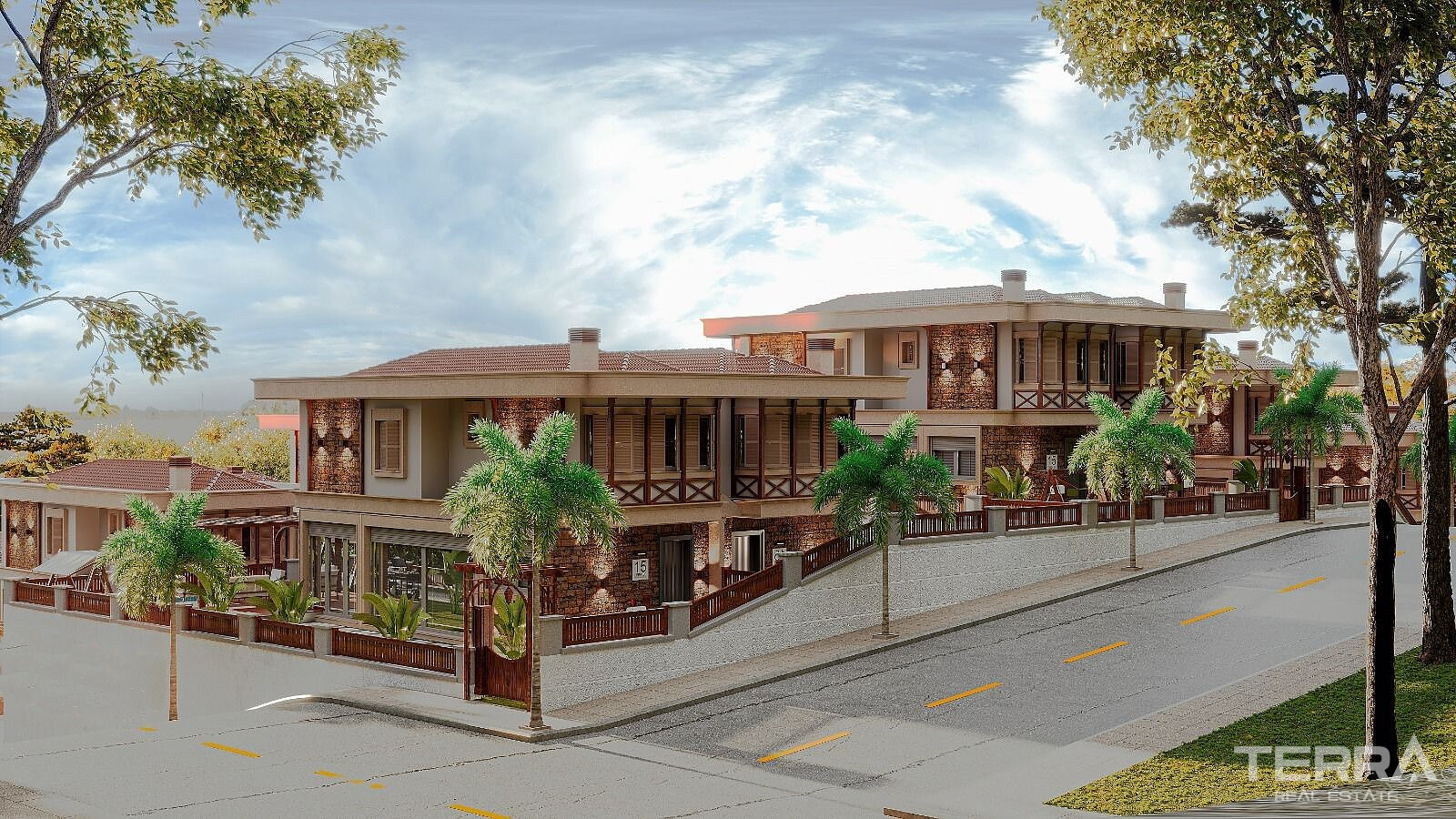 Aydın, Kuşadası'nda Güvenlikli Sitede Deniz Manzaralı Villalar - 110378