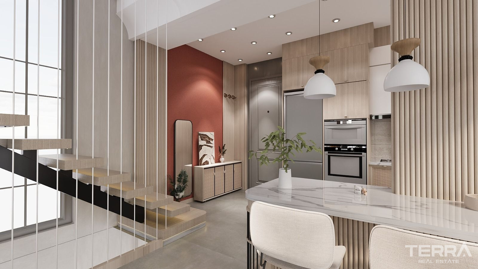 Aydın, Kuşadası'nda Güvenlikli Sitede Deniz Manzaralı Villalar - 110385