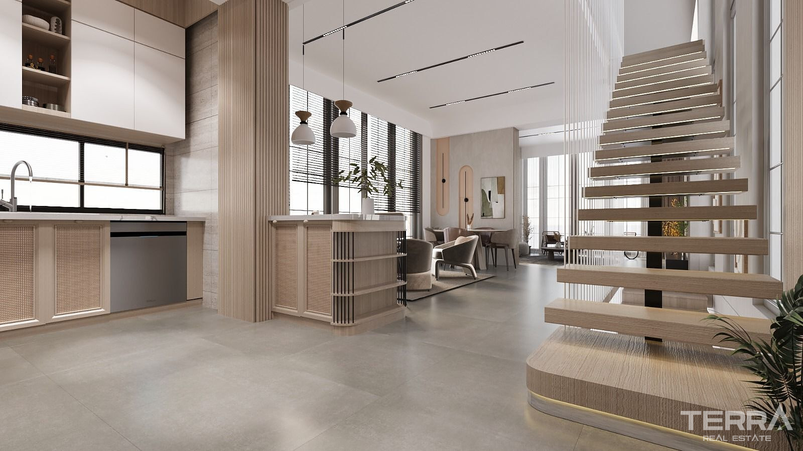 Aydın, Kuşadası'nda Güvenlikli Sitede Deniz Manzaralı Villalar - 110389