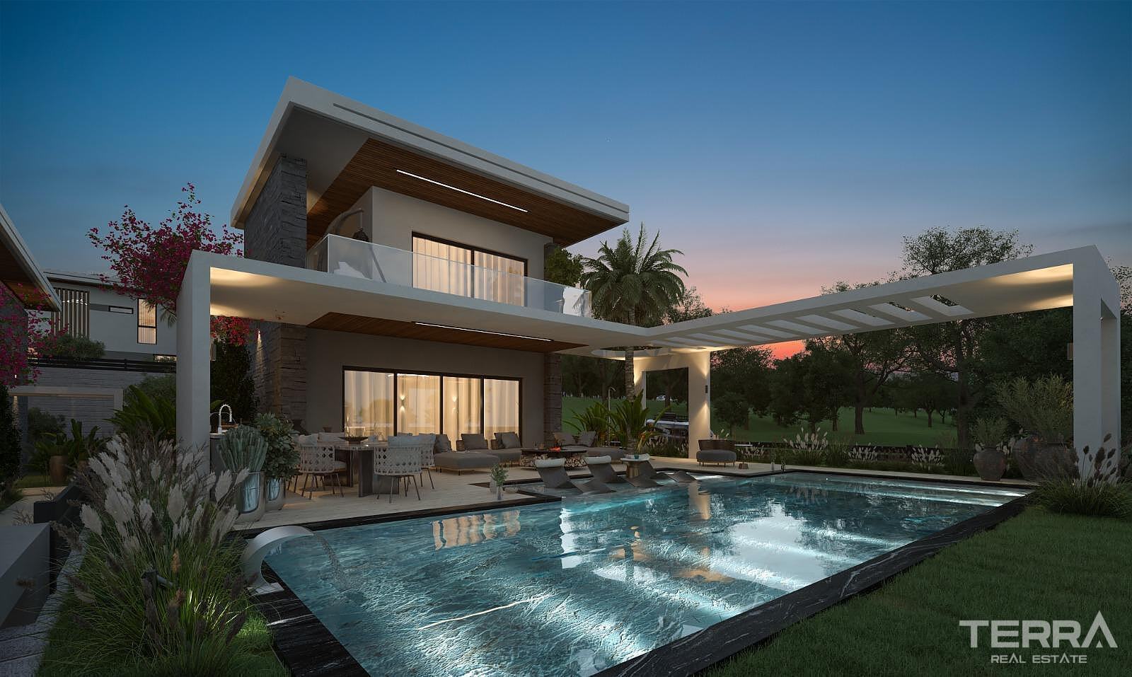 Villas for Sale with Private Pools and Terraces in Aydın, Kuşadası - 110447