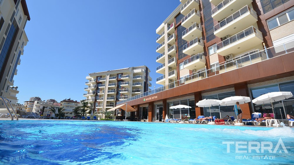 Orion Park 2+1 resale apartment in Alanya Avsallar for sale