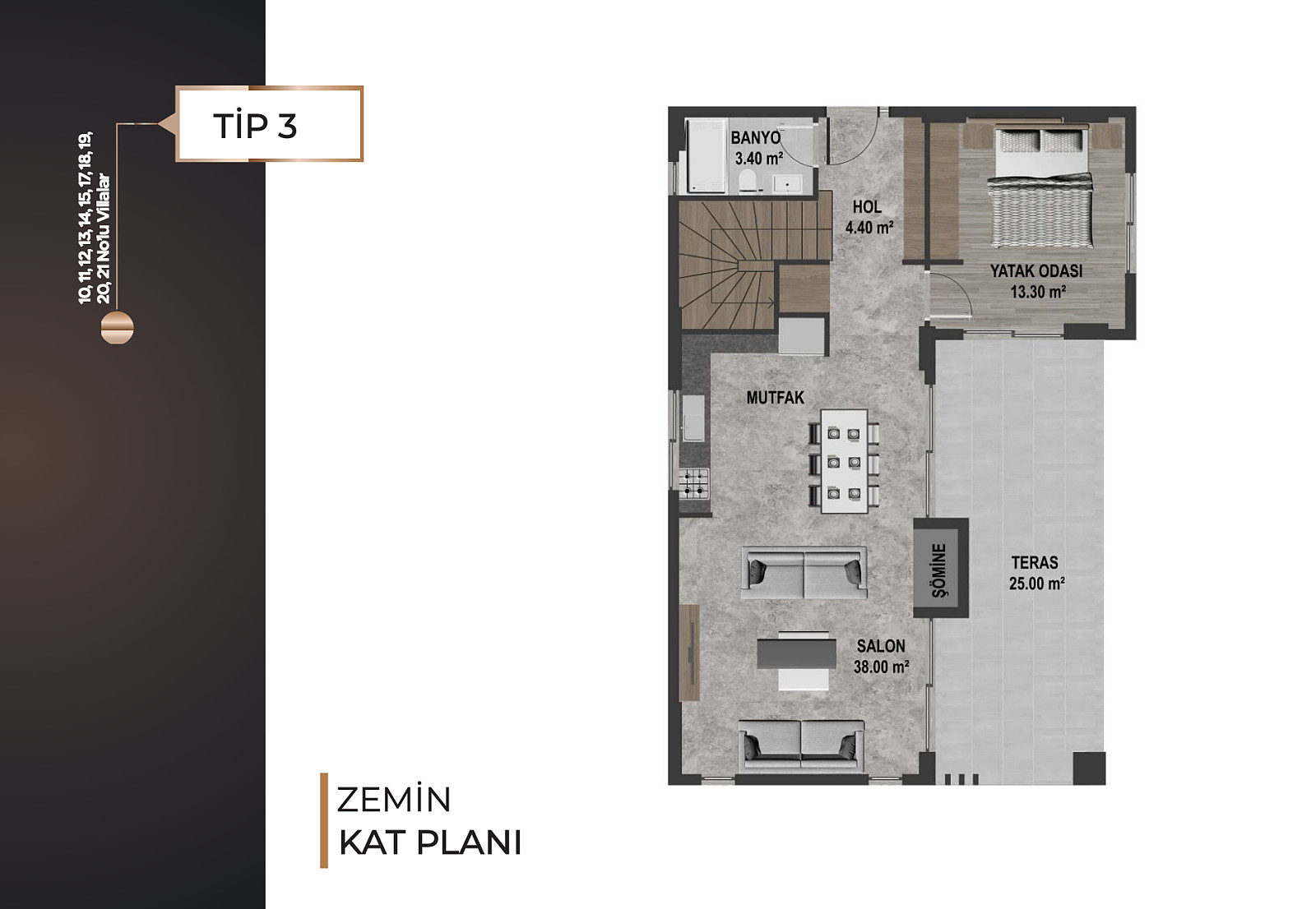 Detached Villas for Sale in Kuşadası, Aydın - 110563