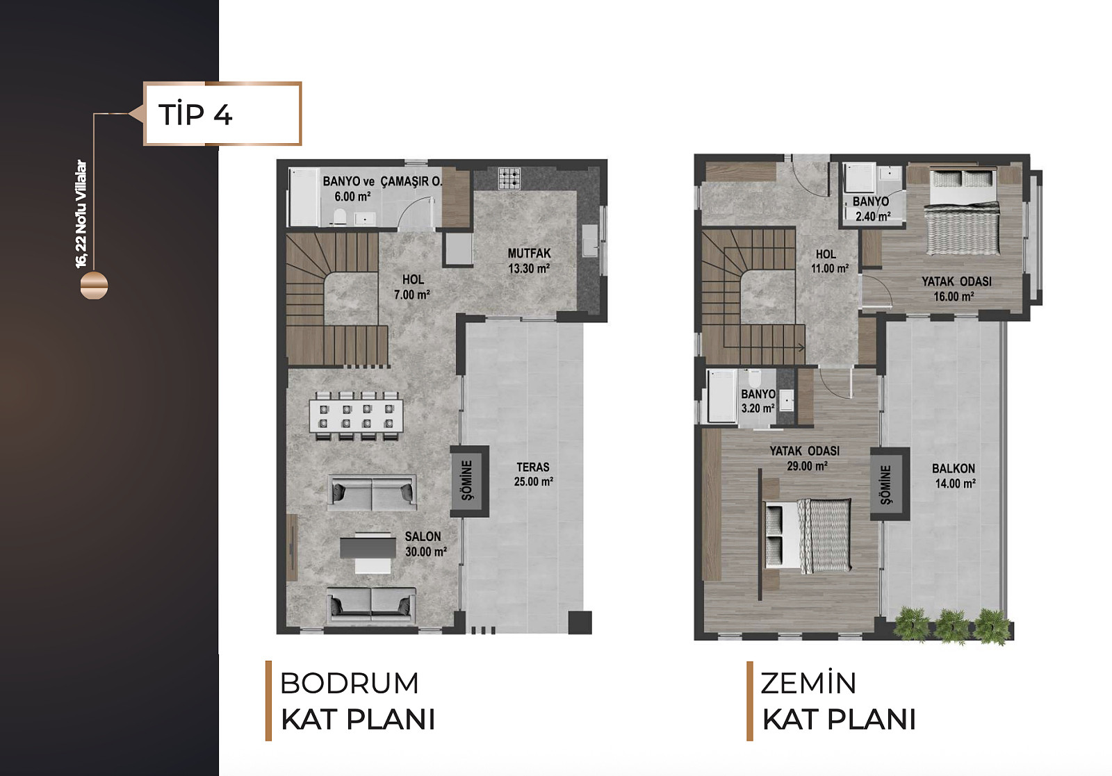 Detached Villas for Sale in Kuşadası, Aydın - 110565