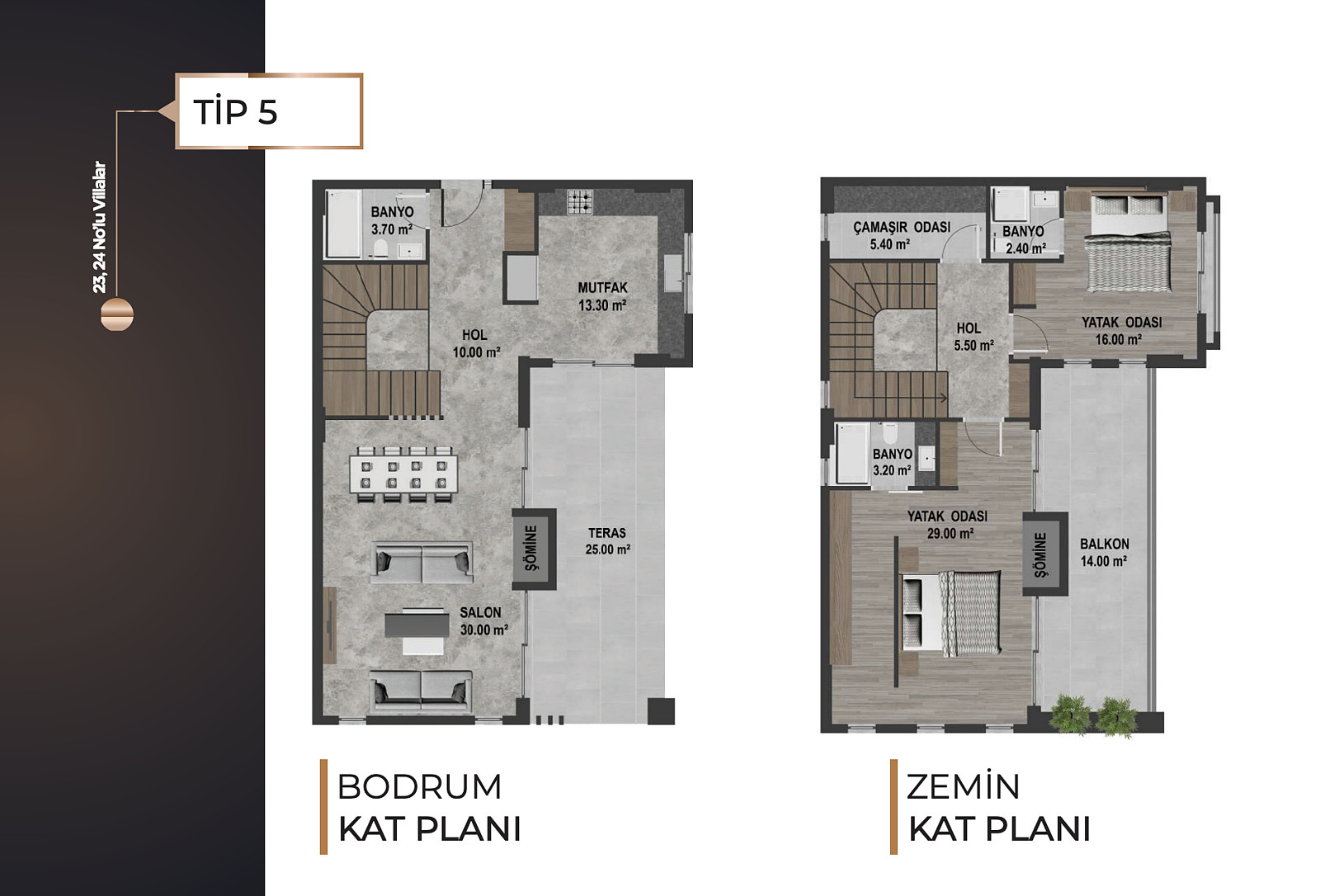 Detached Villas for Sale in Kuşadası, Aydın - 110566