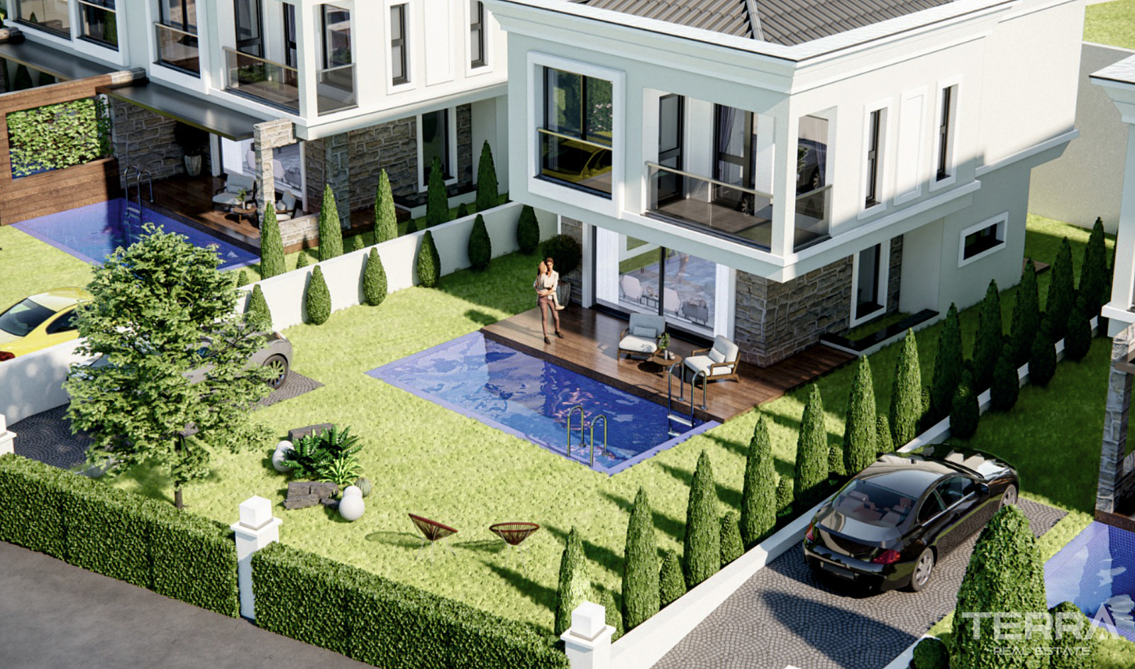 Villas for Sale with Private Pools in Aydın, Kuşadası - 110741