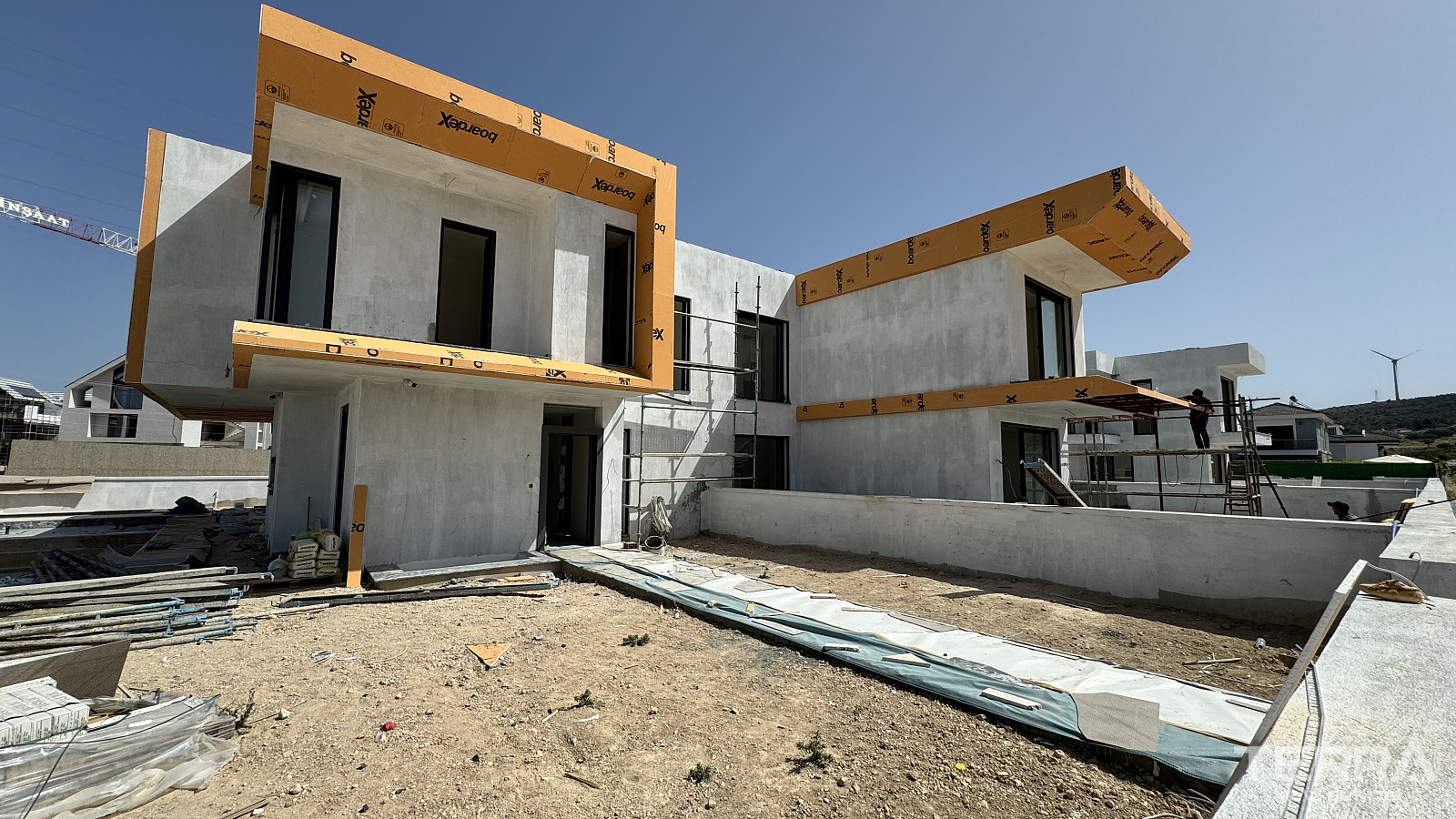 Twin Villas for Sale with Private Pools in İzmir, Çeşme - 110828