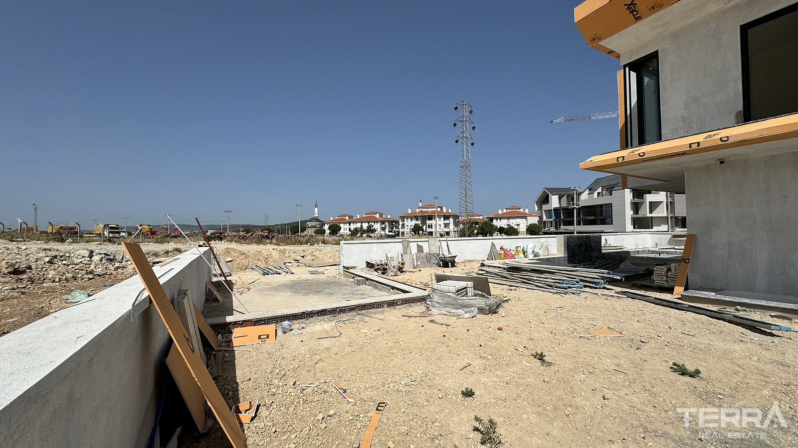 Twin Villas for Sale with Private Pools in İzmir, Çeşme - 110837