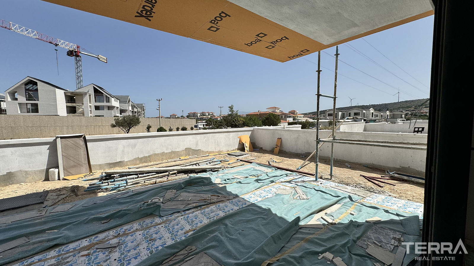 Twin Villas for Sale with Private Pools in İzmir, Çeşme - 110842