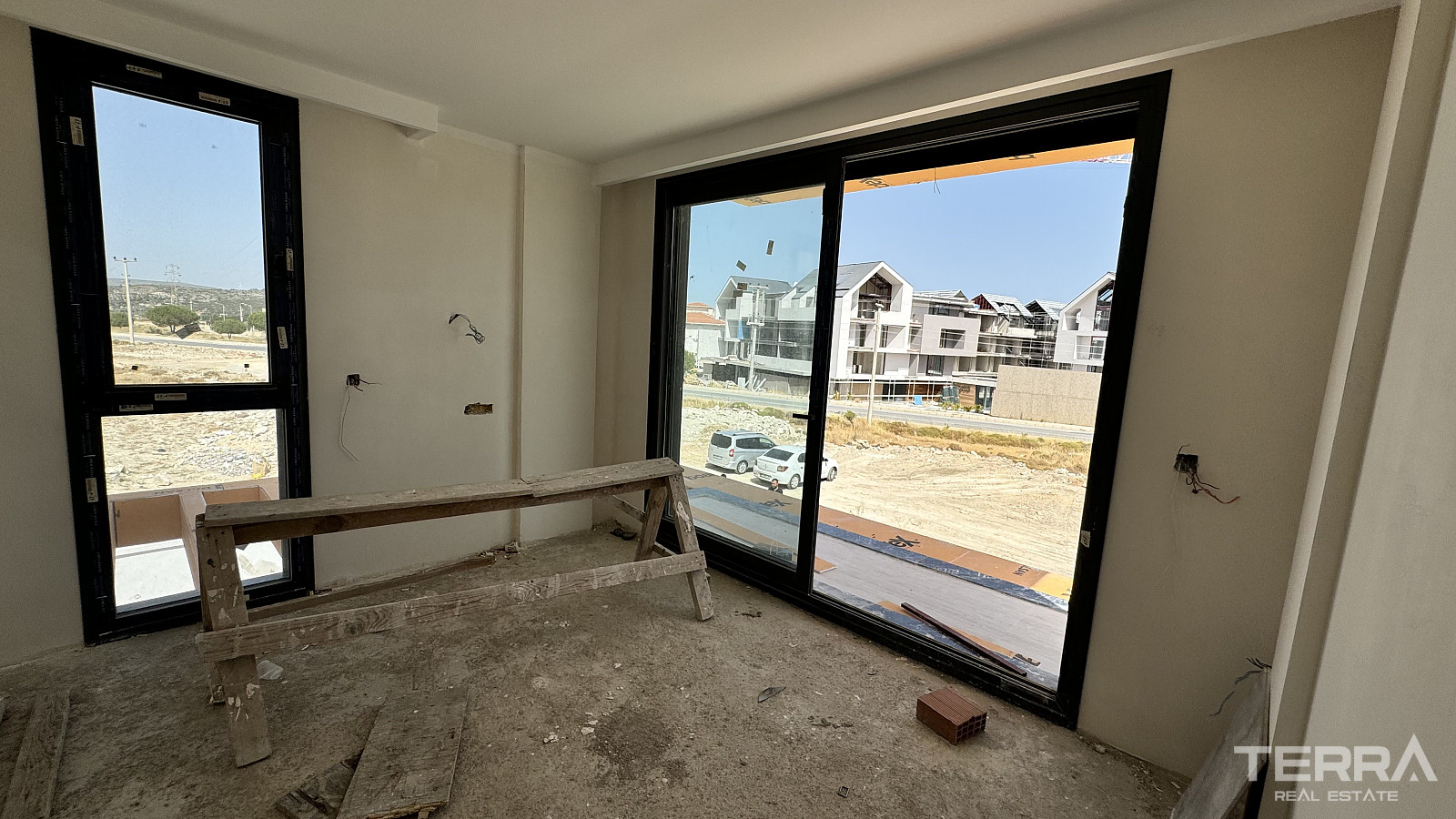 Twin Villas for Sale with Private Pools in İzmir, Çeşme - 110852