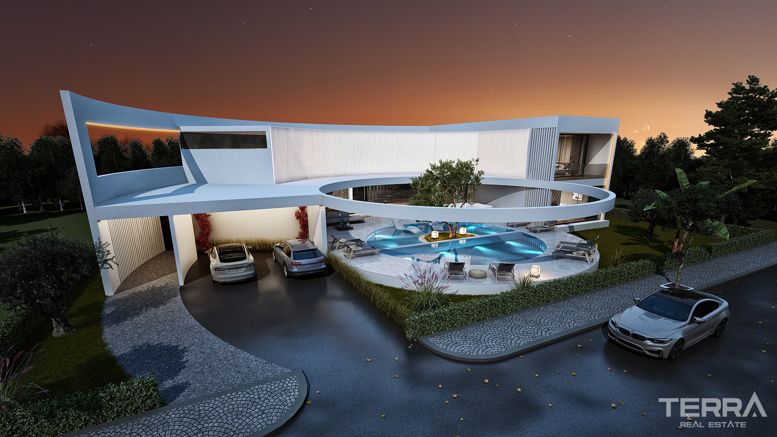 Villa with Pool for Sale in Çeşme, İzmir - 110870