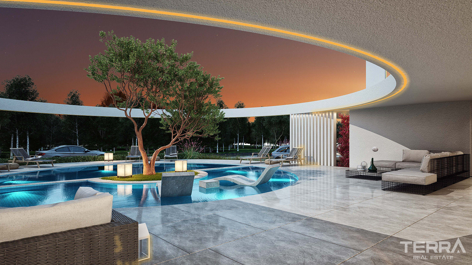 Villa with Pool for Sale in Çeşme, İzmir - 110872
