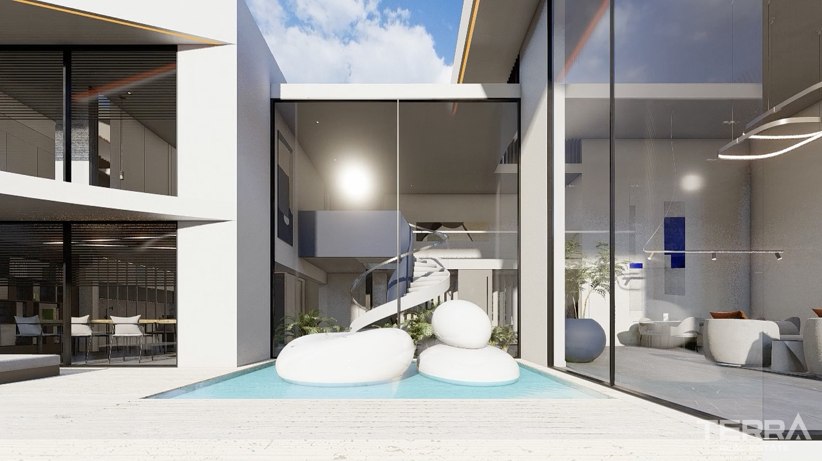 Villa with Pool and Garden for Sale in Çeşme, İzmir - 110885