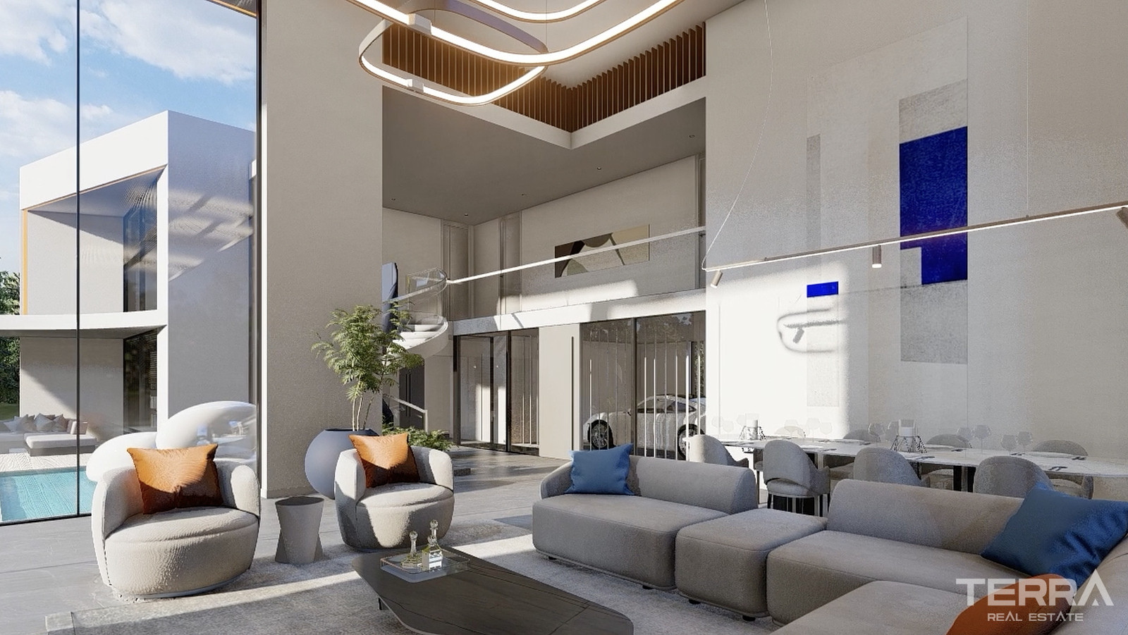 Villa with Pool and Garden for Sale in Çeşme, İzmir - 110891