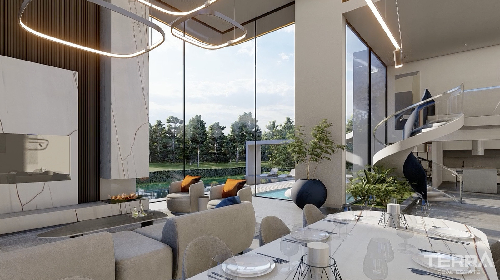 Villa with Pool and Garden for Sale in Çeşme, İzmir - 110892