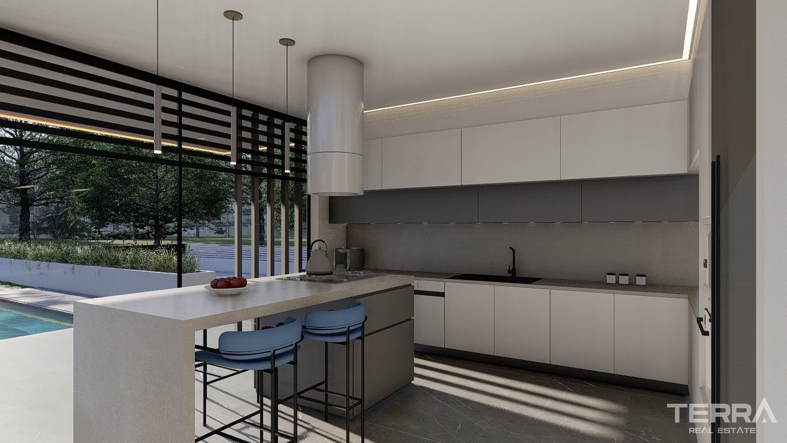 Villa with Pool for Sale in Çeşme, İzmir - 110925