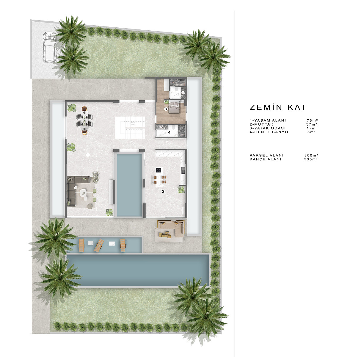 Detached Villa for Sale in Çeşme, İzmir - 110944
