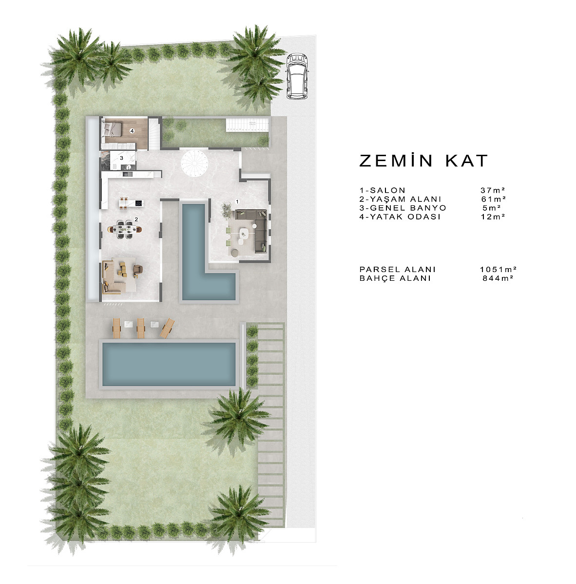 Detached Villa for Sale in Çeşme, İzmir - 110988