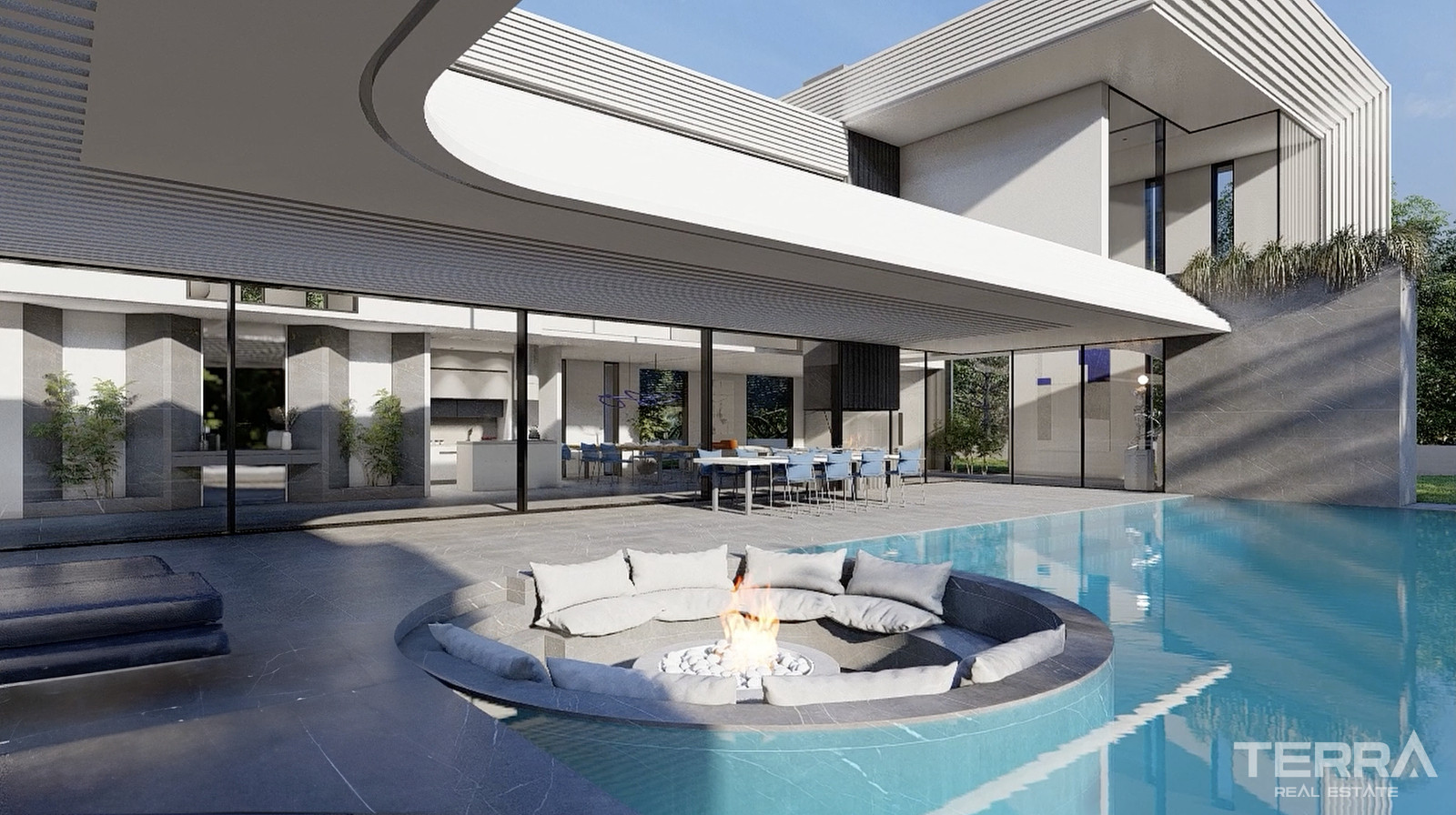 Villa with Pool for Sale in Çeşme, İzmir - 111026