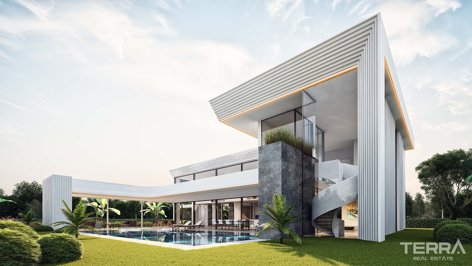 Villa with Pool for Sale in Çeşme, İzmir - 111028