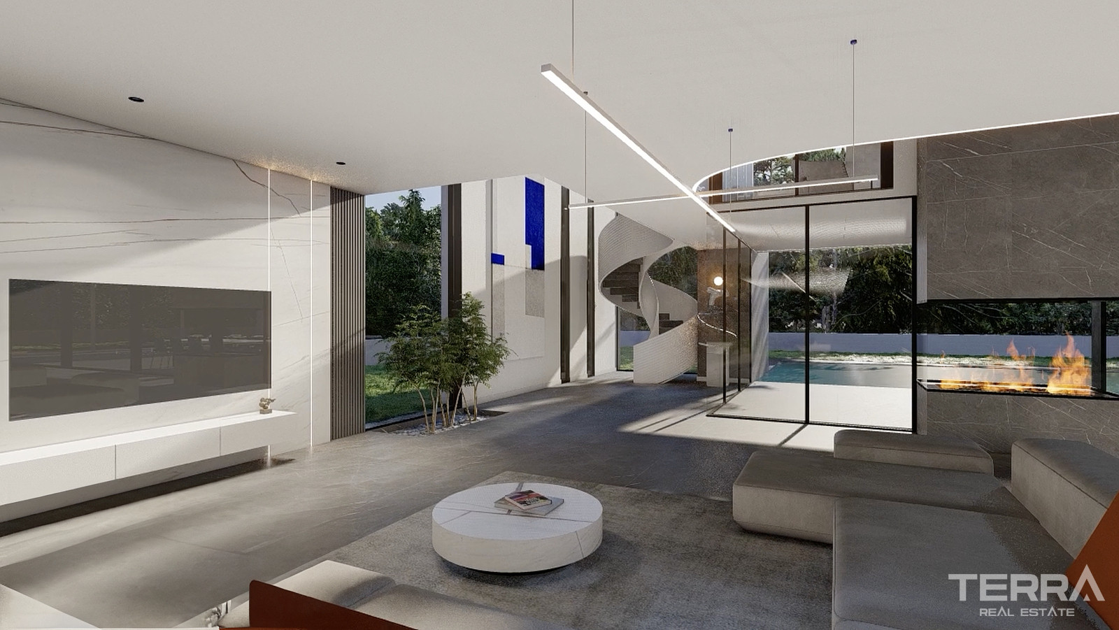 Villa with Pool for Sale in Çeşme, İzmir - 111037