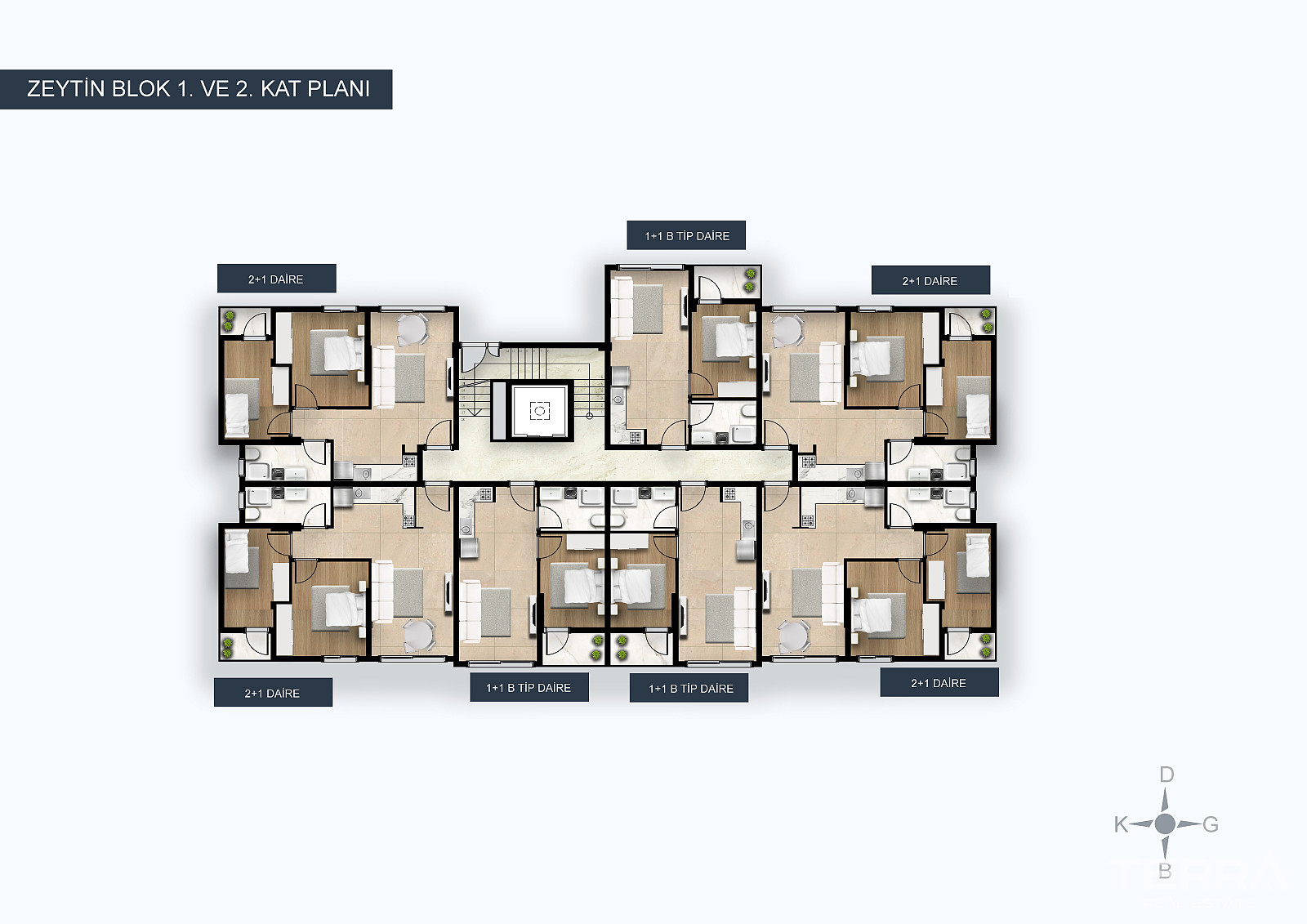Apartments for Sale Near the Airport in İzmir Torbalı - 111100