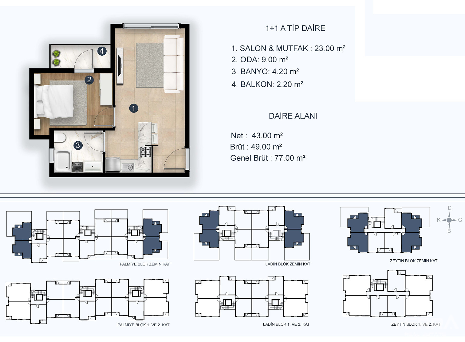 Apartments for Sale Near the Airport in İzmir Torbalı - 111101