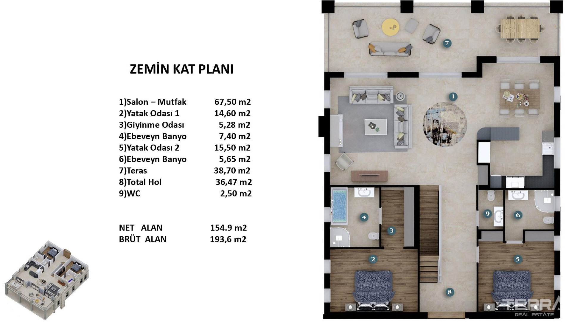 Sea View Villa for Sale in İzmir, Çeşme - 111377