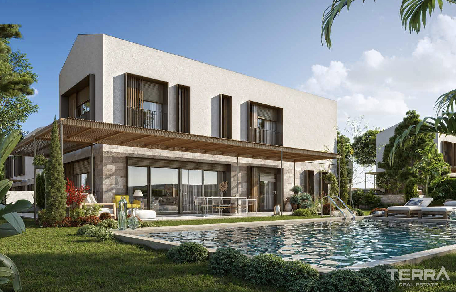 Villas for Sale with Private Pools in İzmir, Çeşme - 111432