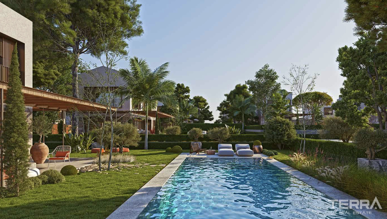 Villas for Sale with Private Pools in İzmir, Çeşme - 111436
