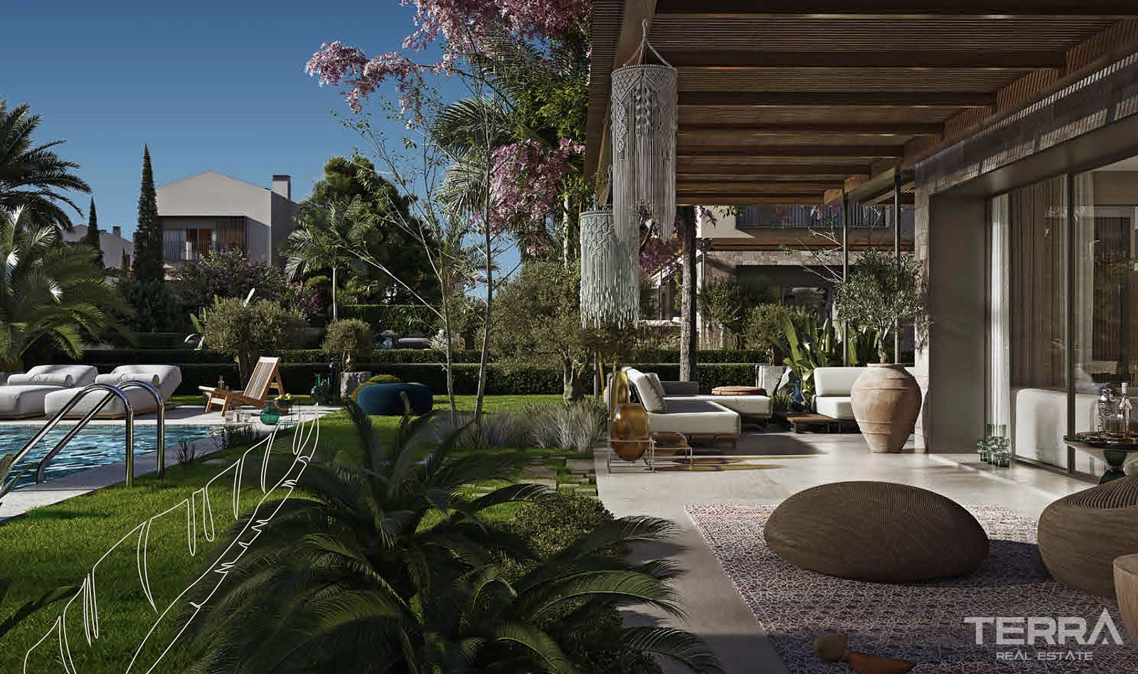 Villas for Sale with Private Pools in İzmir, Çeşme - 111440
