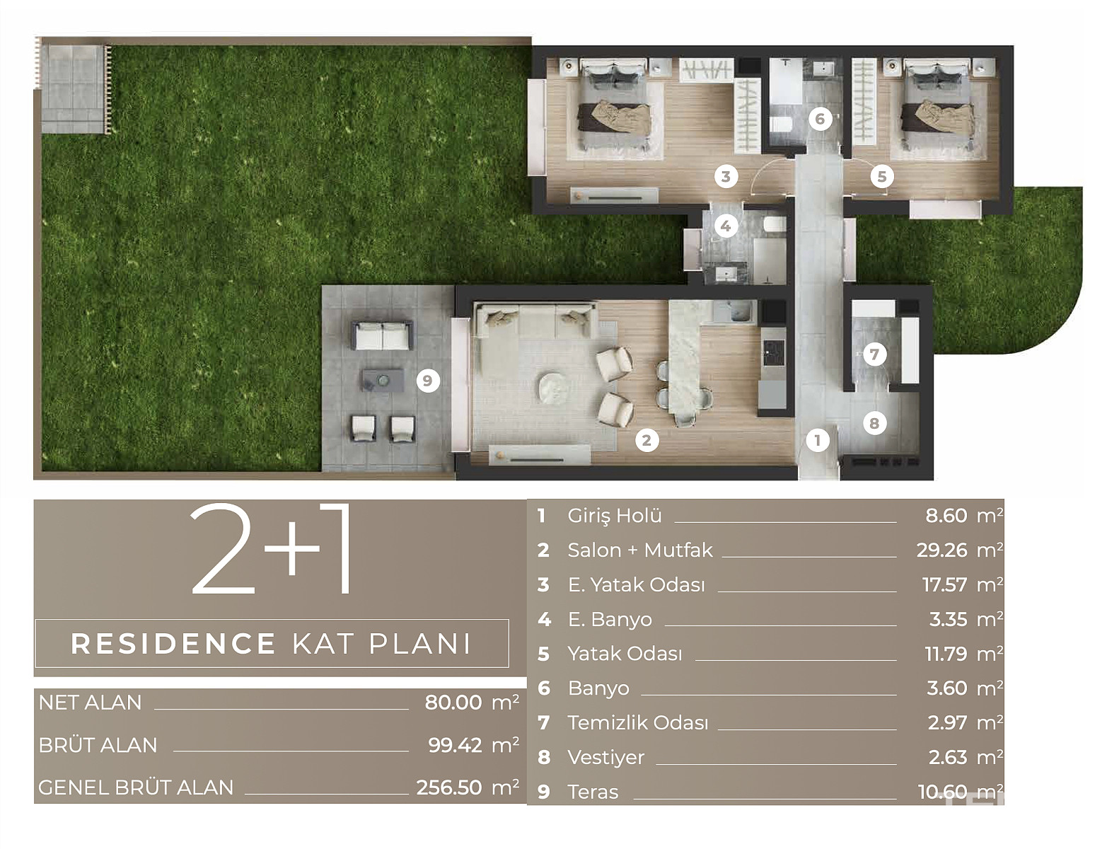İzmir, Çeşme'de Alaçatı'ya Yakın Satılık Modern Daireler - 111495