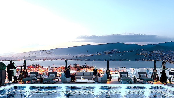 Sea View Apartments for Sale in Konak, İzmir, Turkey