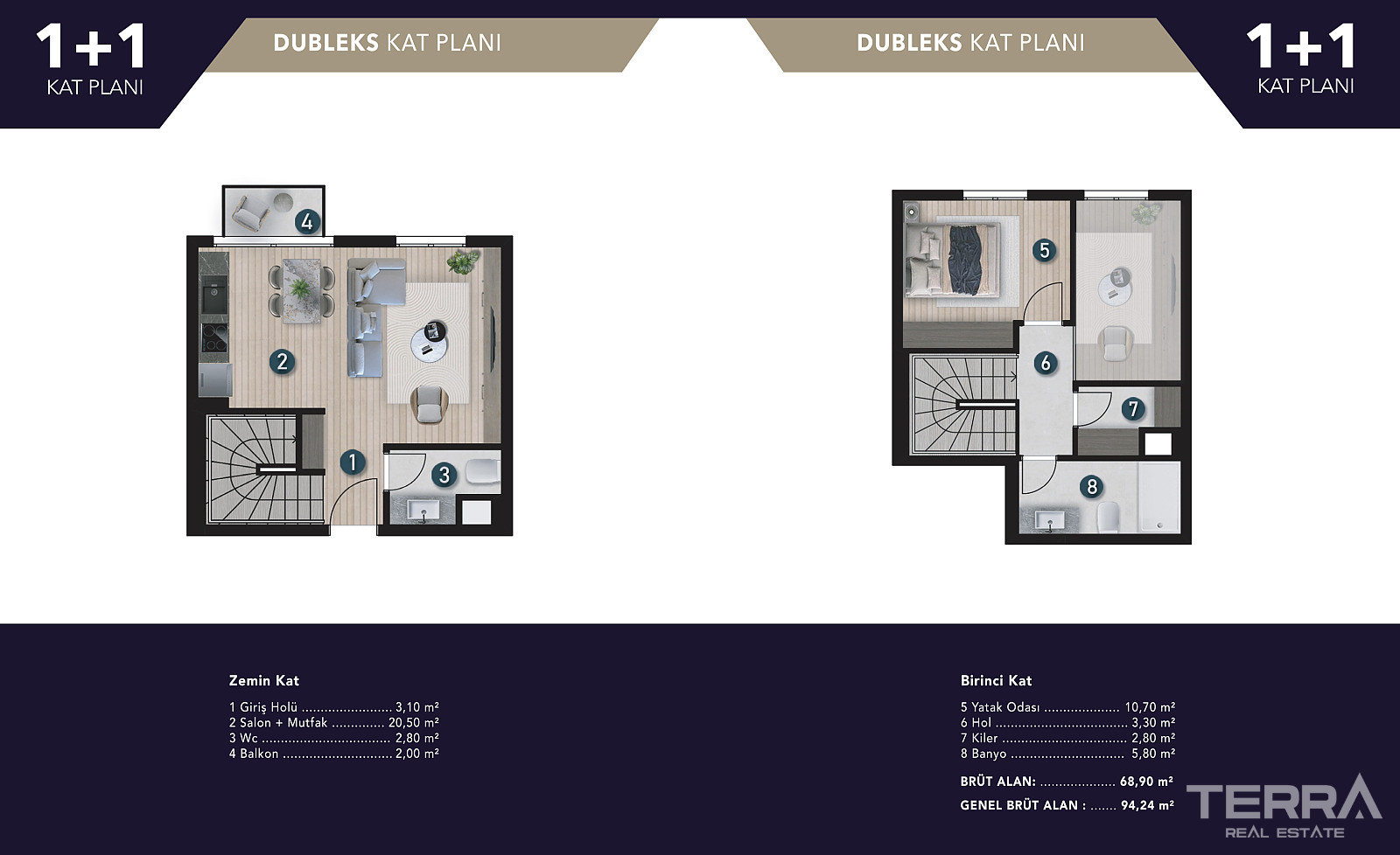 Sea View Apartments for Sale in Konak, İzmir, Turkey - 111543
