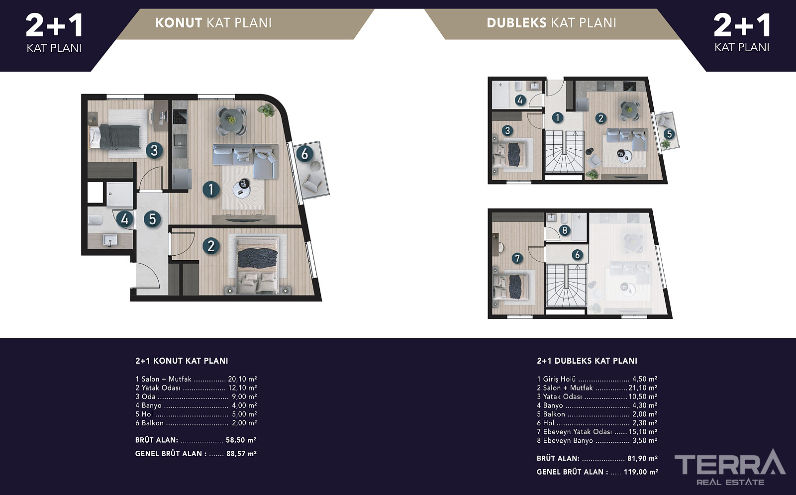 Sea View Apartments for Sale in Konak, İzmir, Turkey - 111544