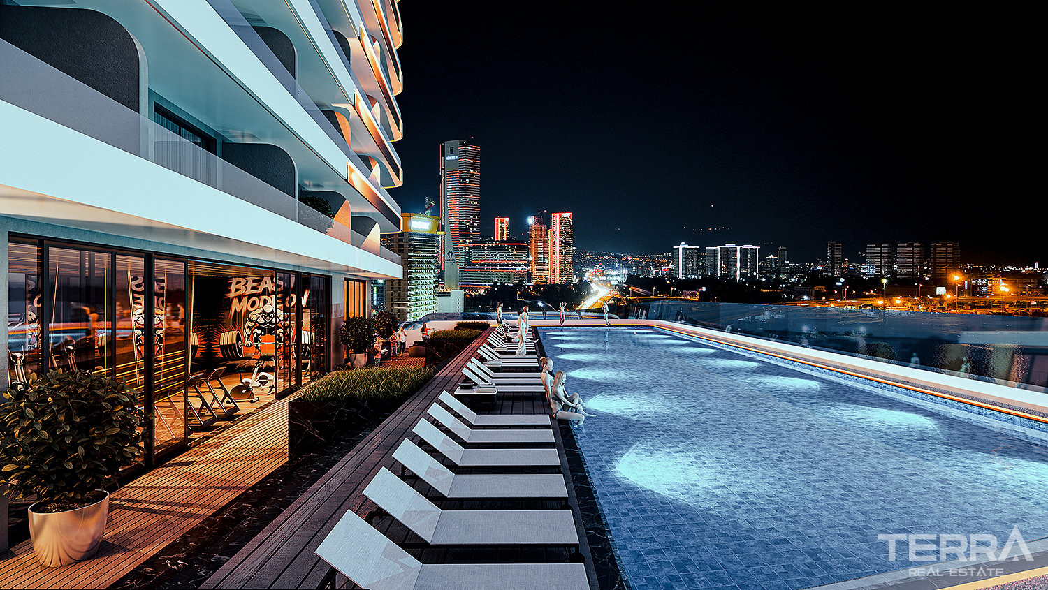 Sea View Apartments for Sale in İzmir, Konak - 111555