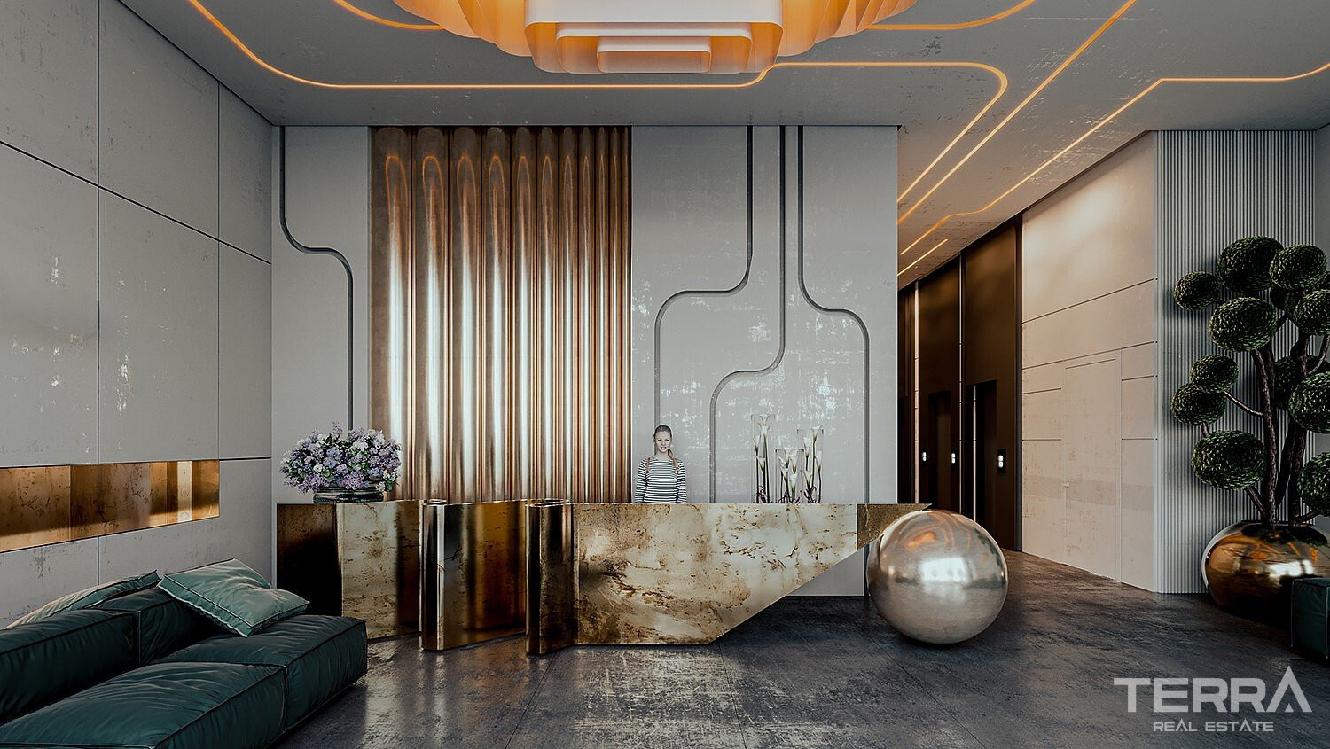 Sea View Apartments for Sale in İzmir, Konak - 111569