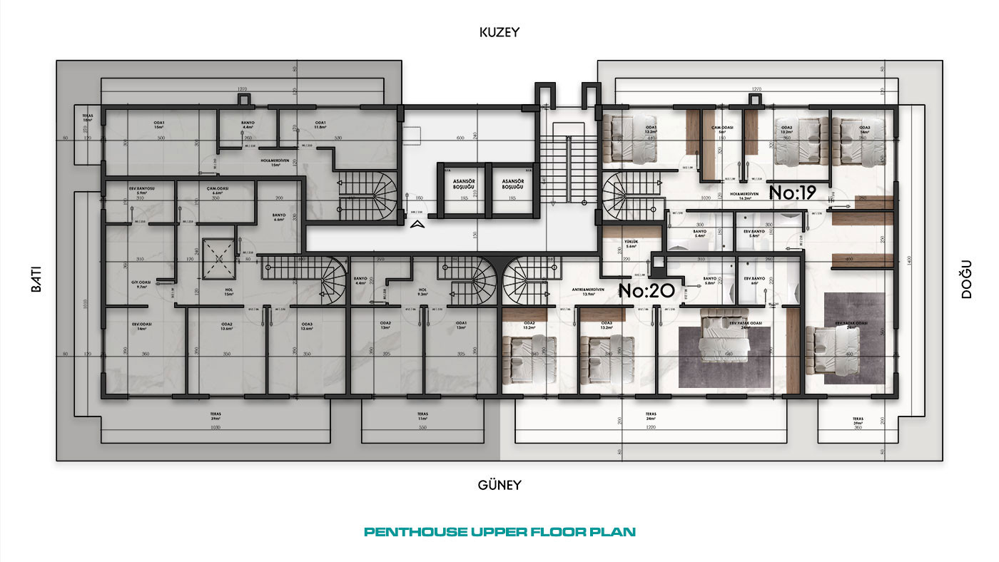 Central Apartments for Sale in Alanya, Turkey - 111595