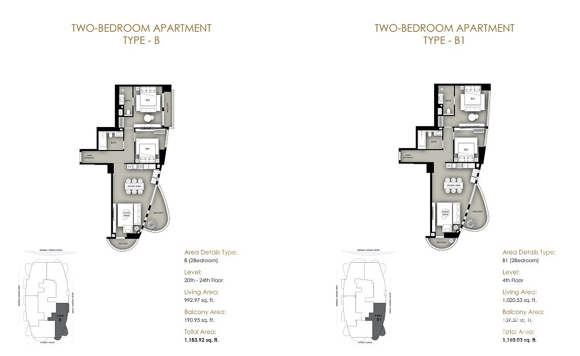 Ready-to-Move-in Apartments for Sale in Dubai Marina, UAE - 111656